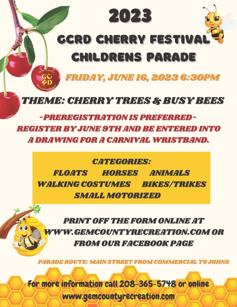 Cherry Festival 2024 Emmett Idaho Crystal